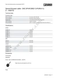 1400770 Datasheet Page 3