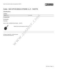 1400776 Datasheet Page 2