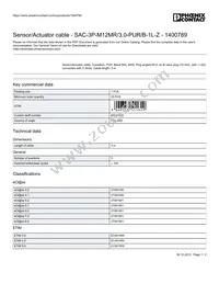 1400789 Datasheet Cover