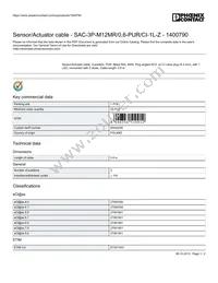 1400790 Datasheet Cover