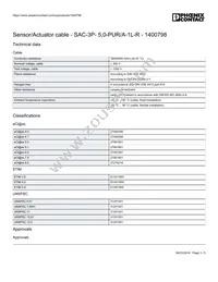 1400798 Datasheet Page 3