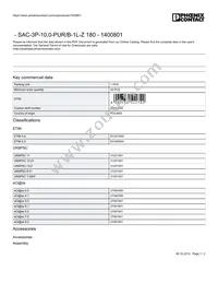 1400801 Datasheet Cover