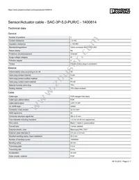 1400814 Datasheet Page 2