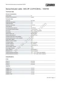 1404794 Datasheet Page 2