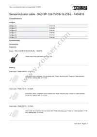 1404816 Datasheet Page 3