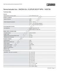 1405738 Datasheet Page 2