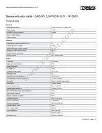 1415910 Datasheet Page 2