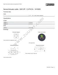 1415920 Datasheet Page 3