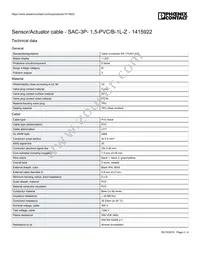 1415922 Datasheet Page 2