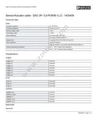 1435409 Datasheet Page 3