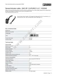 1435548 Datasheet Cover