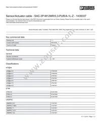 1439337 Datasheet Cover