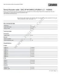 1439405 Datasheet Cover