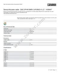 1439447 Datasheet Cover