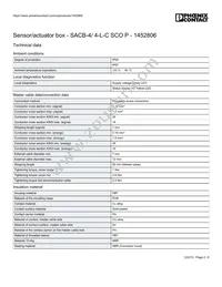 1452806 Datasheet Page 2