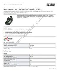 1452822 Datasheet Cover