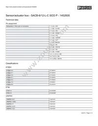 1452835 Datasheet Page 3