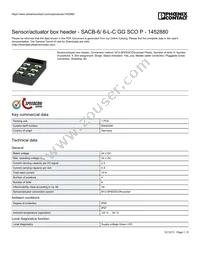 1452880 Datasheet Cover