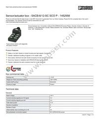 1452958 Datasheet Cover