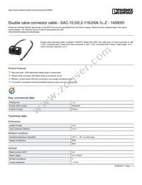 1458091 Datasheet Cover