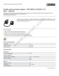 1458156 Datasheet Cover