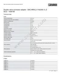 1458156 Datasheet Page 3