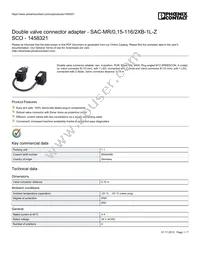 1458321 Datasheet Cover