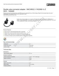 1458460 Datasheet Cover