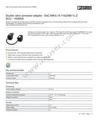 1458509 Datasheet Cover