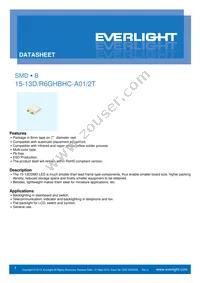 15-13D/R6GHBHC-A01/2T Datasheet Cover