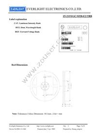 15-21SYGC/S530-E2/TR8 Datasheet Page 5