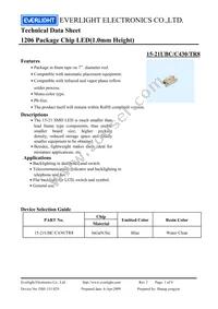 15-21UBC/C430/TR8 Datasheet Cover