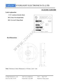 15-21UBC/C430/TR8 Datasheet Page 5