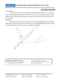 15-21UBC/C430/TR8 Datasheet Page 9