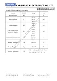 15-23B/R6G6BHC-A01/2T Datasheet Page 3