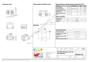 150224BS73100 Datasheet Cover