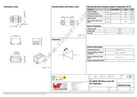 150224RS73100A Datasheet Cover