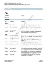 1516182 Datasheet Page 3