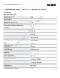 1516551 Datasheet Page 2