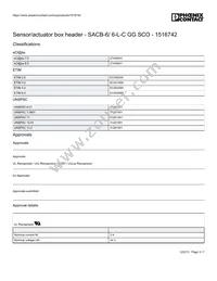 1516742 Datasheet Page 3