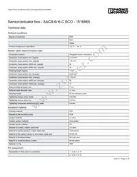 1516865 Datasheet Page 2