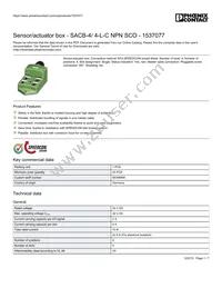 1537077 Datasheet Cover