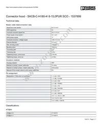 1537899 Datasheet Page 2