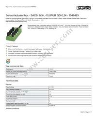 1548493 Datasheet Cover