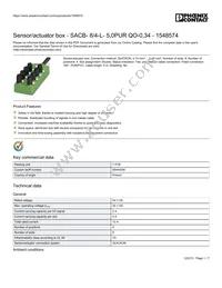 1548574 Datasheet Cover