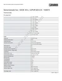 1548574 Datasheet Page 3