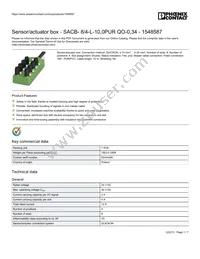 1548587 Datasheet Cover