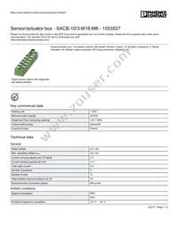 1553527 Datasheet Cover