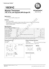 15C01C-TB-E Datasheet Cover