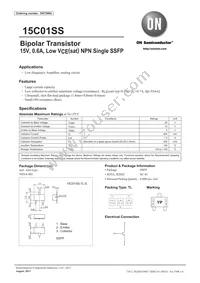 15C01SS-TL-E Datasheet Cover
